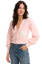 HEART PIPER CARDIGAN
