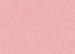 white polka dots on rose pink wallpaper
