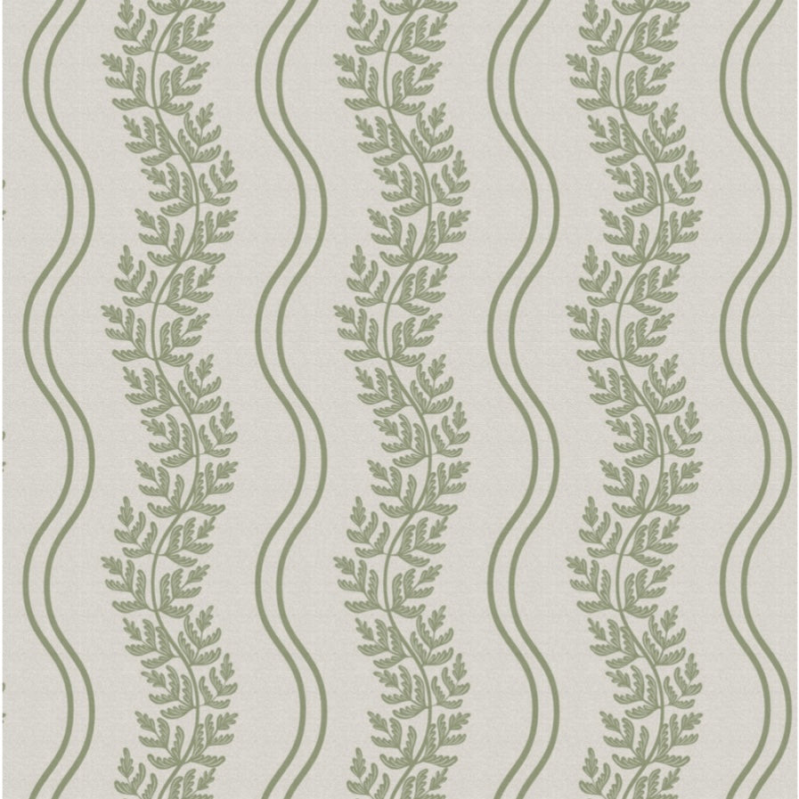 Organic Garden Waves Wallpaper