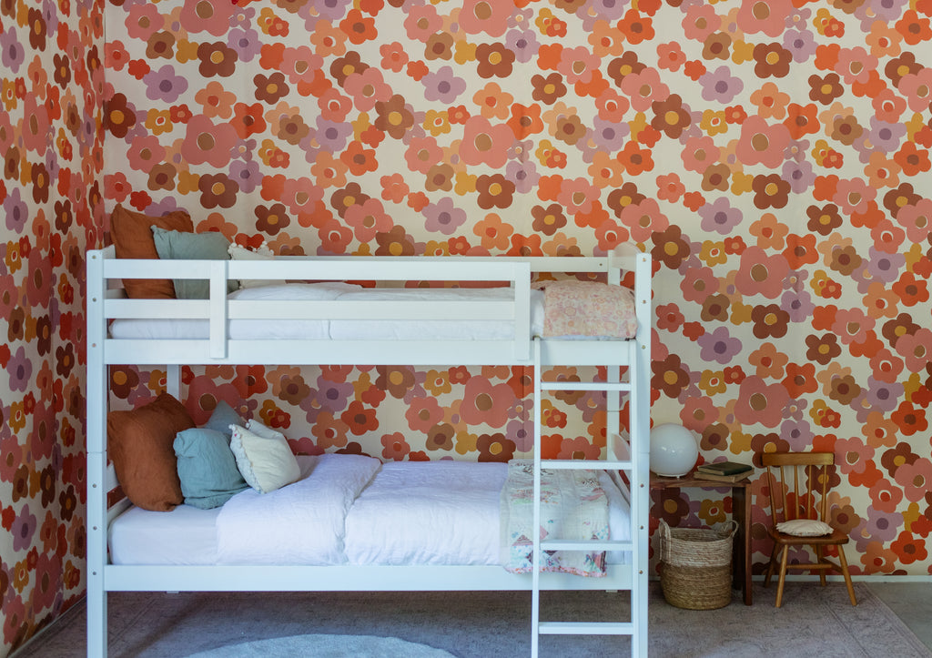 Summer Love Floral Wallpaper