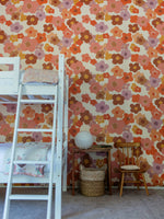 Summer Love Floral Wallpaper