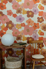 Summer Love Floral Wallpaper