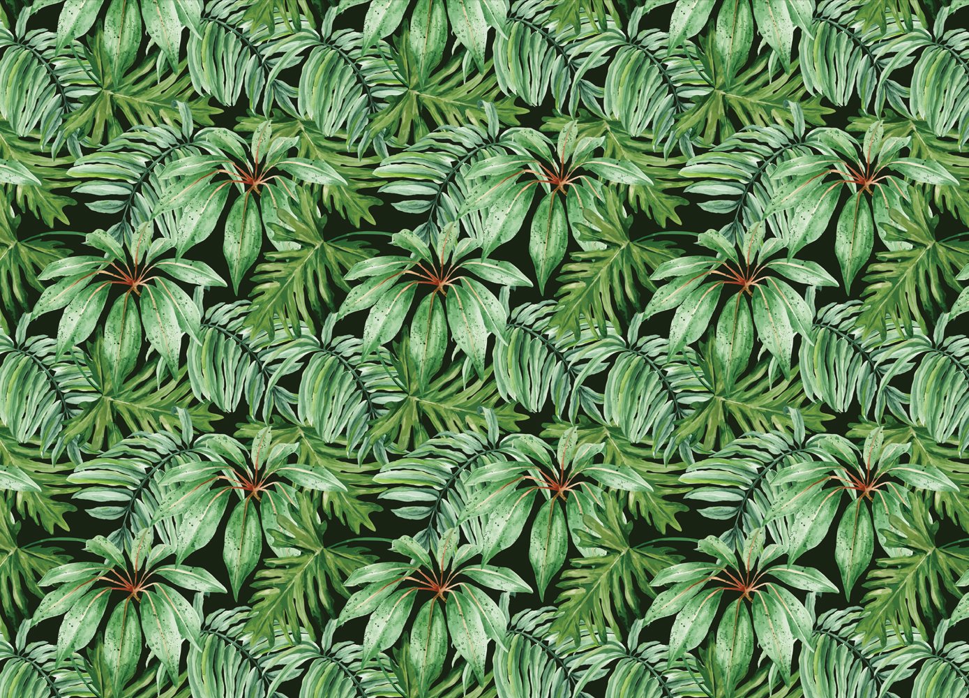 banana leaf wall art