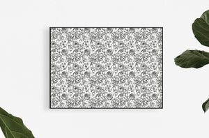 floral art print