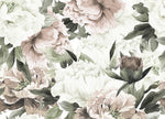 vintage large floral mural