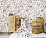 Gender Neutral Wallpaper Black and White Animal Print 