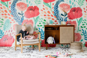 poppy mural