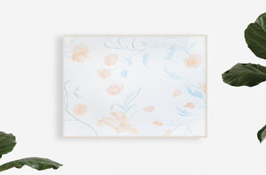 floral art print
