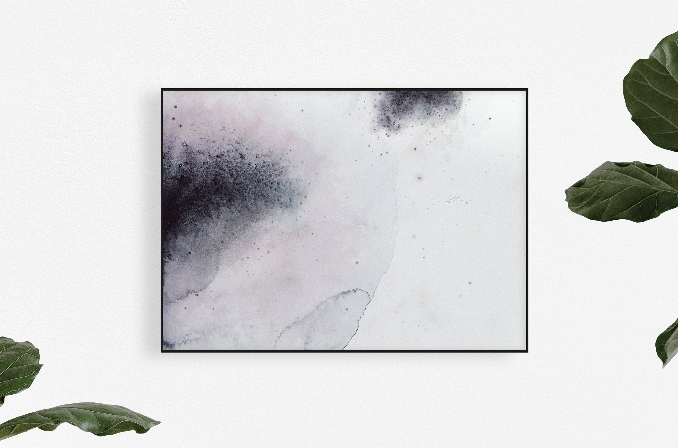 ink blotch art print