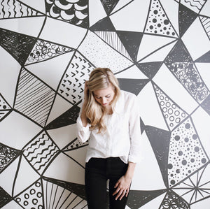 geometric shapes wallpaper