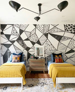 Geometric Shapes Mural
