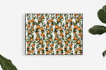 orange art print