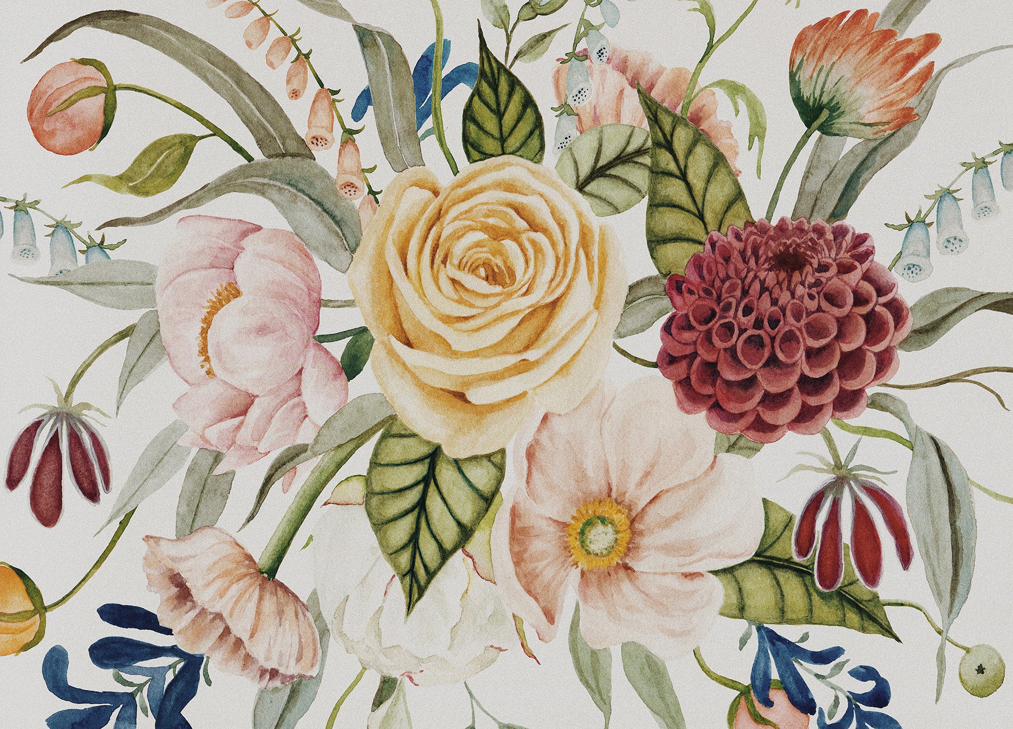 autumn flowery wallpaper