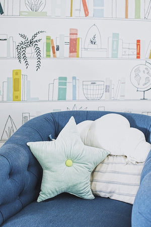 library shelf wallpaper
