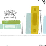 library design wallpaper