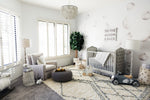 moon stars nursery wallpaper