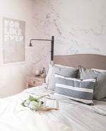 Modern Grey & White Marble Wallpaper
