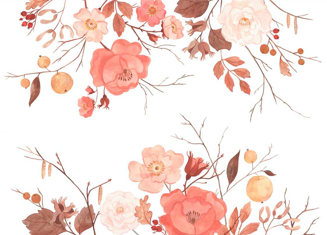 fall colors wall mural