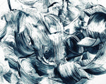 brush strokes mural