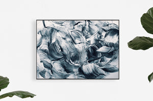 paint strokes art print