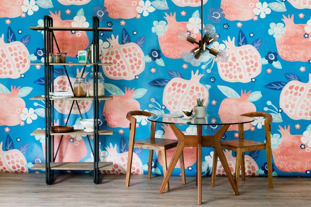 pomegranate mural