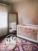 soft blush ombre mural
