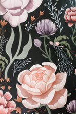 rose le soir floral wallpaper