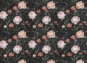 Rose le Soir Mural