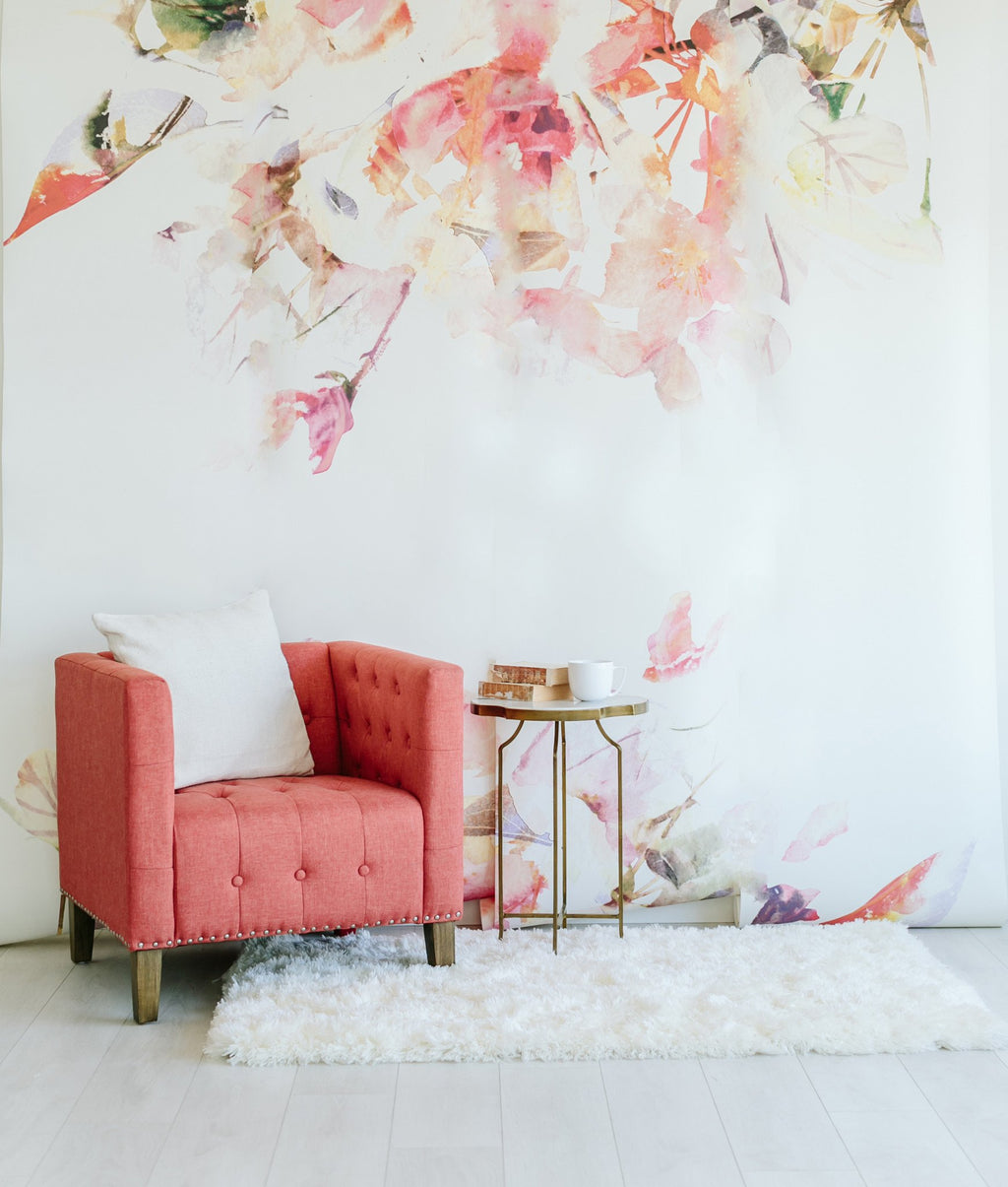 Pink Floral Wallpaper