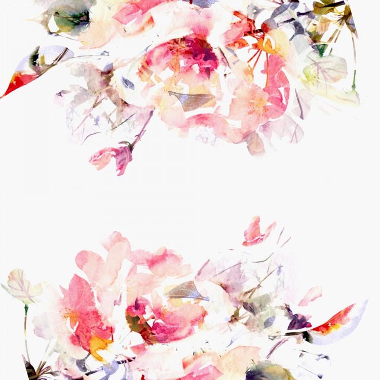 Contemporary Flowers Mural