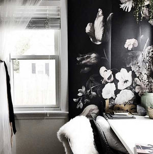 Still Life Floral Mural