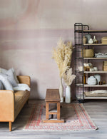abstract pastel mural