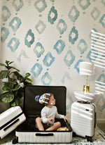 watercolor triangle design wallpaper