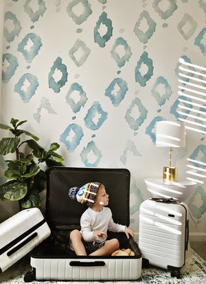 watercolor triangle design wallpaper