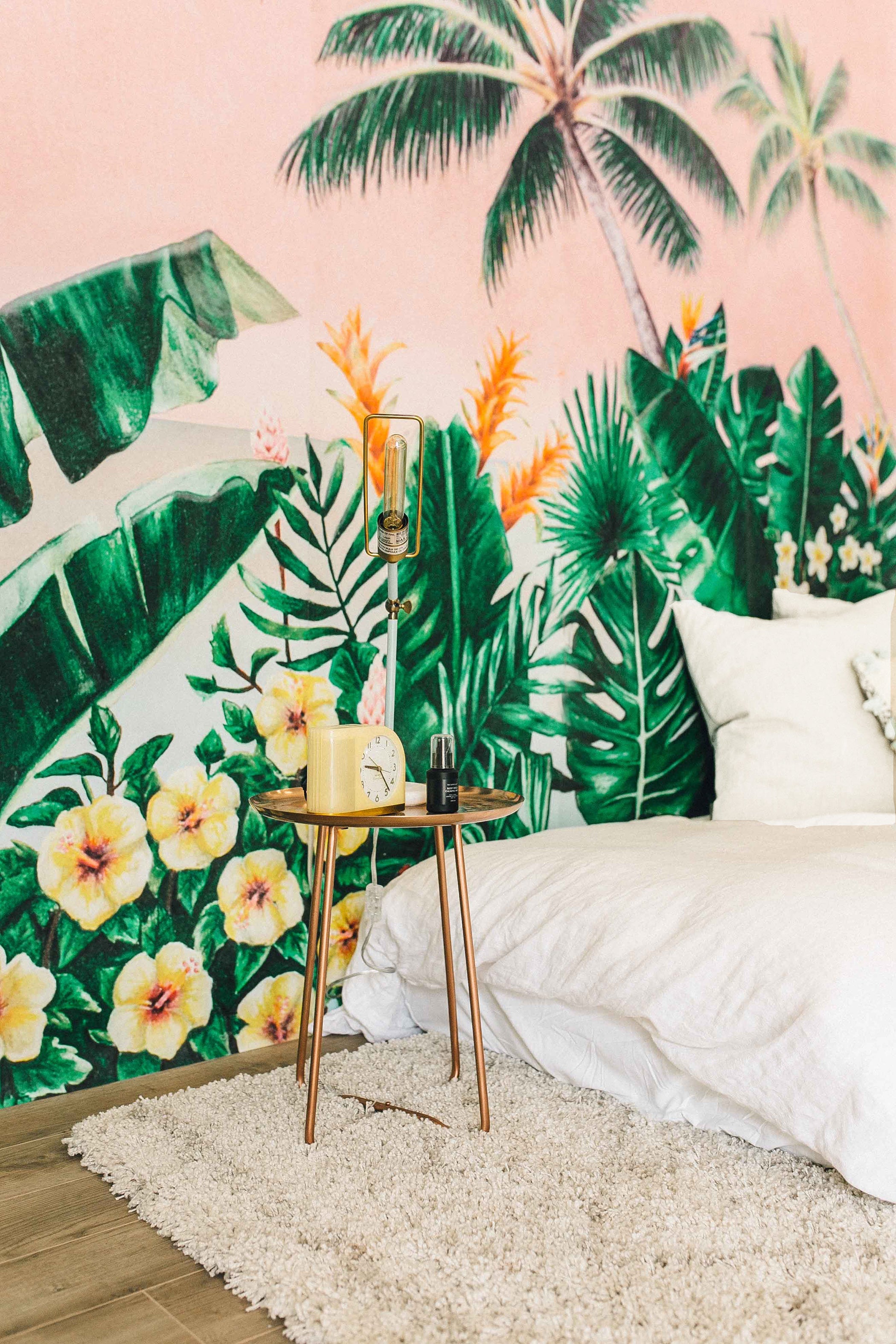 home tropical mural