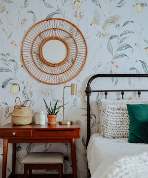 vintage lemon wallpaper