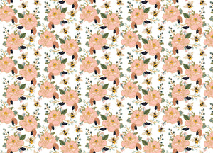 Flower & Honey Bee Wallpaper